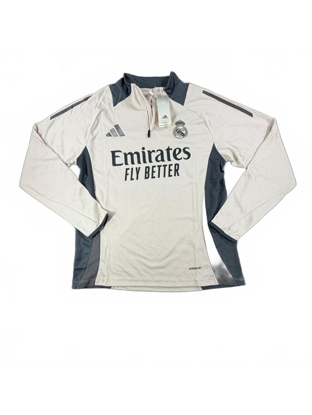 Women's Adidas Real Madrid Emirates Fly Better Long Sleeve Training Top Size L